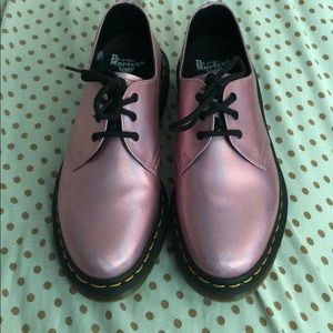 NWOT Doc Martens (metallic pink)